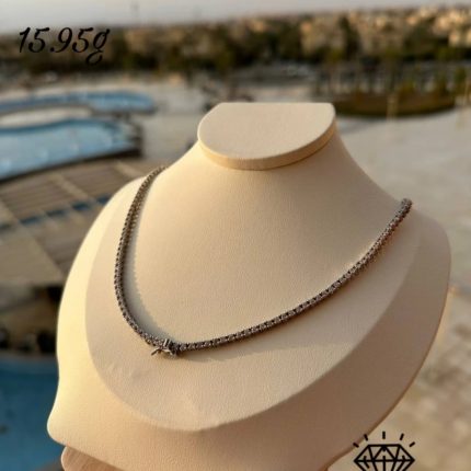 كوليه تنس فضة إيطالي عيار 925